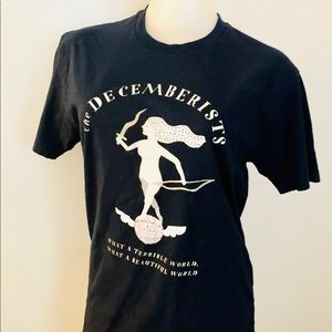 Decemberists size small women's navy shirt